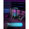 FIFINE A6VB kardioidinis laidinis mikrofonas (mėlynas) su RGB | USB