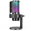 FIFINE Ampligame A8 laidinis mikrofonas su RGB apšvietimu | USB