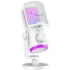 FIFINE AmpliGame AM6W laidinis mikrofonas su RGB apšvietimu | USB