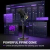 FIFINE AmpliGame AM8 PROS laidinis mikrofonas su stovu ir RGB apšvietimu USB/XLR