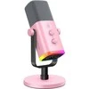 FIFINE AmpliGame AM8P laidinis mikrofonas su RGB apšvietimu USB/XLR
