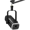 FIFINE AmpliGame AM8T Juodas laidinis mikrofonas su stovu ir RGB apšvietimu | USB/XLR