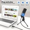 FIFINE K669L mėlynas kondensatorinis mikrofonas | USB