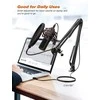 FIFINE T732 juodas kondensatorinis mikrofonas su laidu + laikiklis | USB
