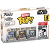 Funko „Bitty Pop!“ „Mandalorian“ – 4 vnt. rinkinys su „Heavy Mandalorian“ figūrėlėmis | 9,5 × 14 cm