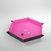 Gamegenic - Magnetic Dice Tray Hexagonal Juodas/Rožinė