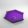 Gamegenic - Magnetic Dice Tray Hexagonal Juodas/Violetinė