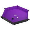 Gamegenic - Magnetic Dice Tray Hexagonal Juodas/Violetinė
