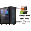 GameRoom Stacionarus kompiuteris | RYZEN 5 9600X, DDR5 32GB 6000MHz, NVME M.2 SSD 2TB, RTX 5060 Ti 16GB