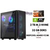 GameRoom Stacionarus kompiuteris | RYZEN 5 9600X, DDR5 32GB 6000MHz, NVME M.2 SSD 2TB, RTX 5060 Ti 16GB