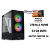 GameRoom Stacionarus kompiuteris | RYZEN 5 9600X, DDR5 32GB 6000MHz, NVME M.2 SSD 2TB, RX 9070