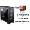 GameRoom Stacionarus kompiuteris | RYZEN 5 9600X, DDR5 32GB 6000MHz, NVME M.2 SSD 2TB, RX 9070