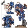 „Games Workshop Warhammer 40,000“ – Kosmoso jūrų pėstininkai: kapitonas su šuolio kuprine ir relikvijų skydu