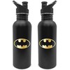 Pyramid Batman (Logo) metalinis vandens buteliukas (700ml)