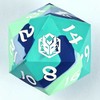 Hymgho 55MM Chonk Rubber Silicon D20 The Ice Ball