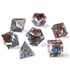 Hymgho Captured Magic Sharp Edge Resin Dice Set - Dream Petals
