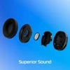 HyperX Cloud Stinger 2 žaidimams skirtos ausinės su laidu, skirtos PS4/PS5 konsolėms, Baltos