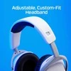 HyperX Cloud Stinger 2 žaidimams skirtos ausinės su laidu, skirtos PS4/PS5 konsolėms, Baltos