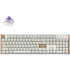 Keychron K10 HE Wireless (K10H-Q1) - US išdėstymas - Gateron Magnetic Nebula - Baltas (Balta) Magnetinė Belaidė Žaidimų Klaviatūra