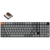 Keychron K17 Max RGB Brown Switch Wireless Low Profile Klaviatūra (Juodas) [K17M-H3].