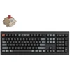 Keychron V6 Ultra Wireless (V6U-D1) - US išdėstymas - Hot-Swappable Silk POM Raudona - Juodas (Juoda) Mechaninė Belaidė Žaidimų Klaviatūra
