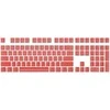 Klaviatūra Royal Kludge Pudding PBT Keycaps - (104 vnt., Raudona, PBT, ANSI, UK išdėstymas)