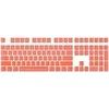 Klaviatūra Royal Kludge Pudding PBT Keycaps - (104 vnt., Dark Oranžinis, PBT, ANSI, UK išdėstymas)