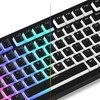 Klaviatūra Royal Kludge Pudding PBT Keycaps - (104 vnt., Raudona, PBT, ANSI, UK išdėstymas)