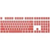 Klaviatūra Royal Kludge Pudding PBT Keycaps - (104 vnt., Raudona, PBT, ANSI, UK išdėstymas)
