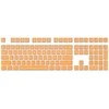 Klaviatūra Royal Kludge Pudding PBT Keycaps - (104 vnt., Oranžinis, PBT, ANSI, UK išdėstymas)