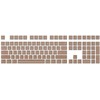 Klaviatūra Royal Kludge Pudding PBT Keycaps - (104 vnt., Coffee, PBT, ANSI, UK išdėstymas)
