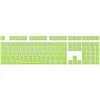 Klaviatūra Royal Kludge Pudding PBT Keycaps - (104 vnt., Apple žalias, PBT, ANSI, UK išdėstymas)