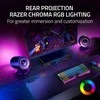 Kompiuterio kolonėlės Razer | Žaidimų garsiakalbiai su laidiniu žemųjų dažnių garsiakalbiu | Nommo V2 - 2.1 | Bluetooth | Juodas