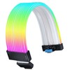 LIAN LI STRIMER belaidis 12V-2X6 kontaktų RGB vaizdo plokštės kabelis (PW16-121W)