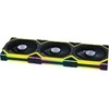 Lian Li UNI FAN SL Wireless ARGB PWM korpuso ventiliatorius, 3er-Pack su valdikliu- Reverse Blade, 120 mm, juodos spalvos