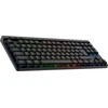 Belaidė žaidimų klaviatūra Logitech G515 LIGHTSPEED TKL Wireless Gaming, Juodos spalvos, Išdėstymas: US tarptautinis (Qwerty)