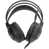 MARVO H8325 Akari 40 RGB Laidinės žaidimų ausinės | USB | 3.5 mm | Juoda