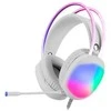 MARVO HG8959 Lumi 40 RGB Laidinės žaidimų ausinės | USB | 3.5 mm | Baltos