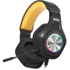 Marvo Pulz 80W laidinės žaidimų RGB ausinės | 3.5mm | Juodos