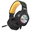 Marvo Pulz 80W laidinės žaidimų RGB ausinės | 3.5mm | Juodos