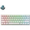 MCHOSE Ace 60 Pro laidinė magnetinė žaidimų klaviatūra | TTC Uranus Magnetic Switch-ST | Baltas