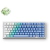 MCHOSE G75 belaidė magnetinė klaviatūra | US | Matcha Latte Switch V2 | 2.4GHz, BT | Arctic Snow