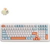 MCHOSE K99 V3 belaidė mechaninė klaviatūra| US | Icy Creamsicle Switch | 2.4GHz, BT | Horizon Or.