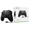 Microsoft XBOX Series belaidis valdiklis su USB-C kabeliu (Carbon Juodas)