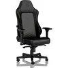 Žaidimų kėdė Noblechairs HERO PU-Leather Gaming Chair, Juoda-auksinė