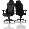 Žaidimų kėdė Noblechairs HERO PU-Leather Gaming Chair, Juoda-auksinė
