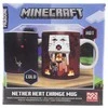 Paladone MINECRAFT Puodelis - Nether | Reaguojantis į karštį 300 ml