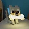 Paladone Minecraft Wolf GloBuddies lempa | 14.3 cm