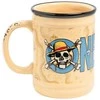 One Piece 3D puodelis su kaukolės simboliu