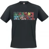 Pc Merch MARVEL Logo juodi marškinėliai - S dydis